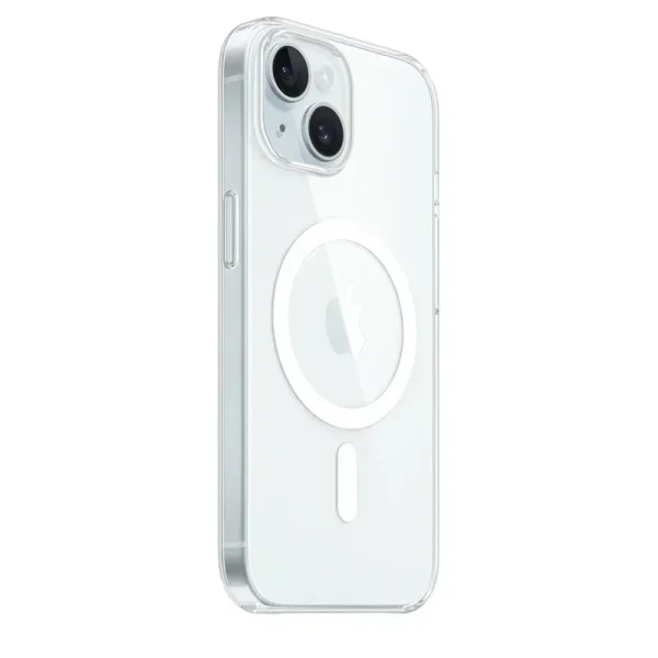 Magnetic Silicone Transparent Cover For iPhone 16 15 14 13 12 11 Pro Max Plus mini XS XR